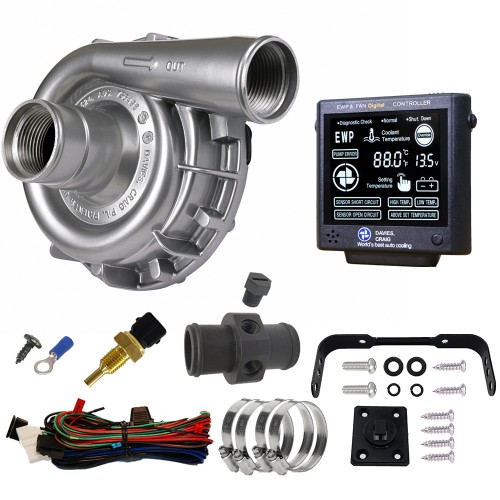 EWP115 Alloy Combo - 12V 115LPM/30GPM Remote Electric Water Pump & Controller (8950)