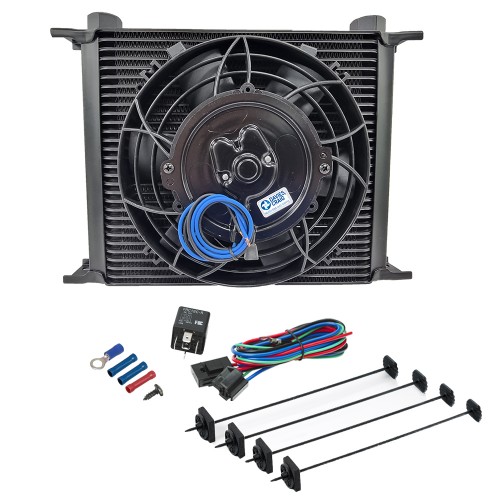 Universal Engine/Transmission Oil Cooler (50mm) 30-Row AN10 & 8